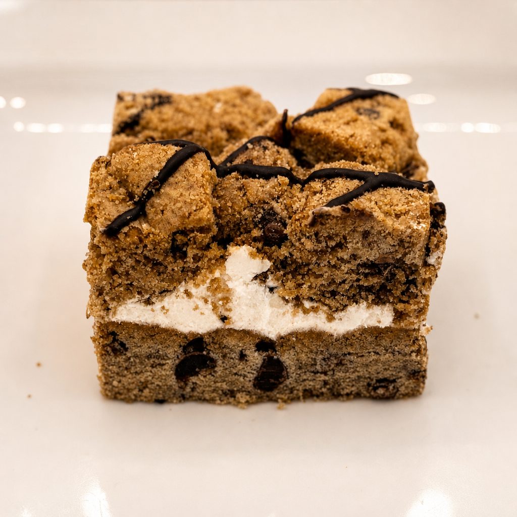 Chocolate Chip Cookie Square.